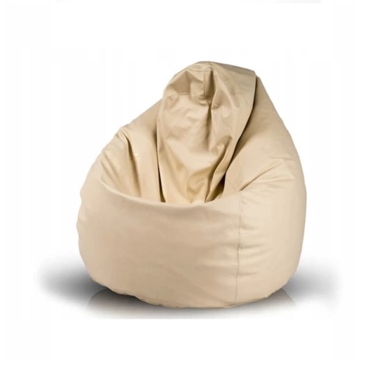 Babzsák fotel XXXL 100x75 cm bézs