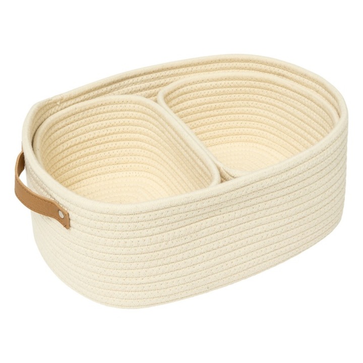 Set de cosuri Ivory x3 Duo - ecru