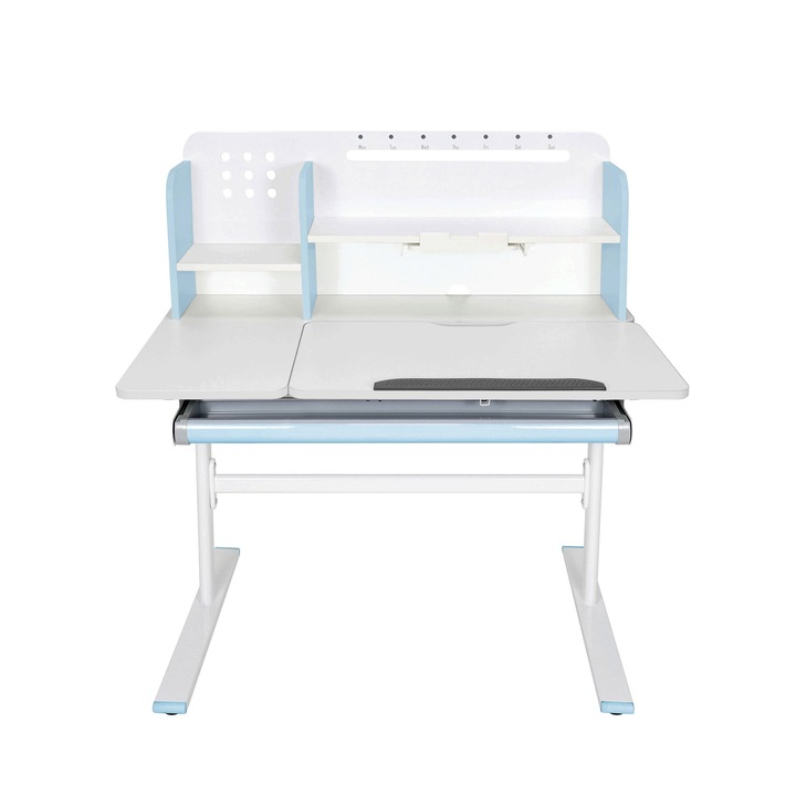 Birou reglabil pe inaltime RFG REAL FEEL GOOD Ergo Light 1003A, albastru