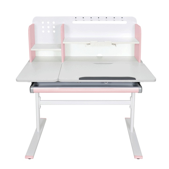 Birou reglabil pe inaltime RFG REAL FEEL GOOD Ergo Light 1003A, roz