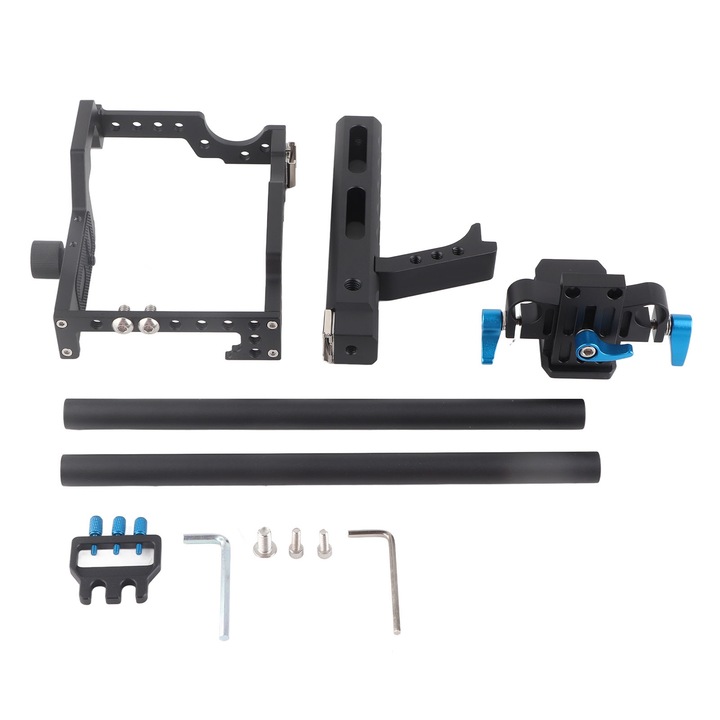 Camera de protectie din aluminiu cu maner superior, 910g, pentru GH4, A7, A7II, A7S, A7SII, A7R, A7RII