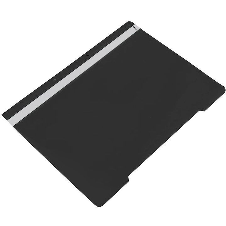 Dosar plastic cu sina si 2 perforatii, negru