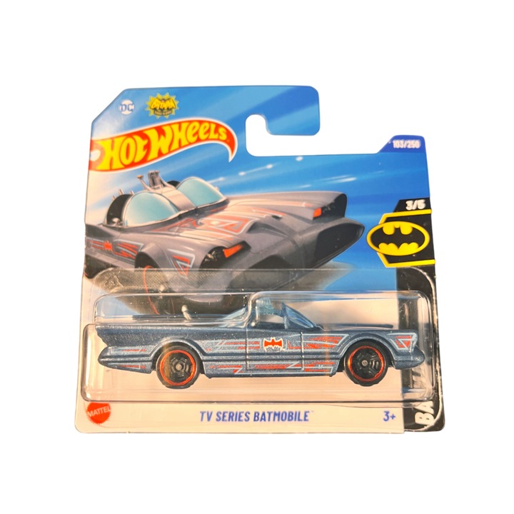 Hot Wheels TV Series Batmobile лята кола, бяла, мащаб 1:64 - модел 2025