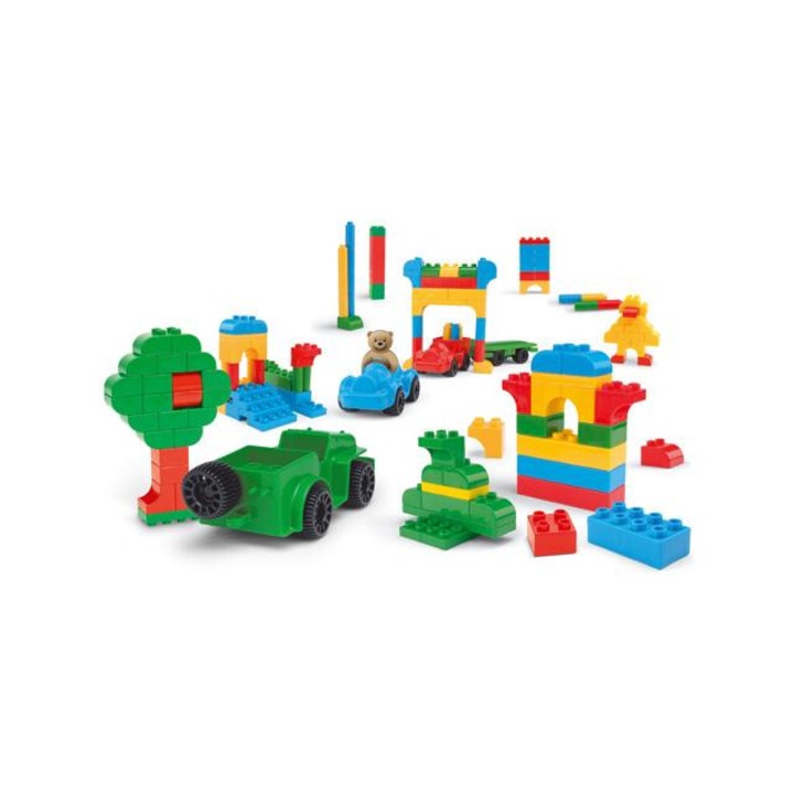 Mini építőkocka szett hordtáskában 300 db-os - Wader