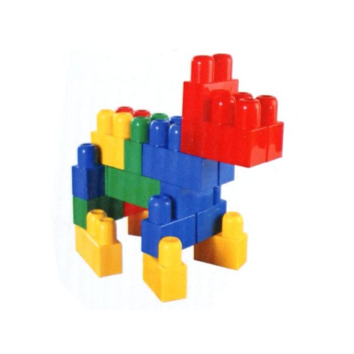 Maxi Blocks építőkockák dömperrel - D-Toys