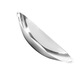 Bol de amestec din otel inoxidabil, design ingot, 28.60x16.00x5.50cm, pentru salate si fructe, set de boluri