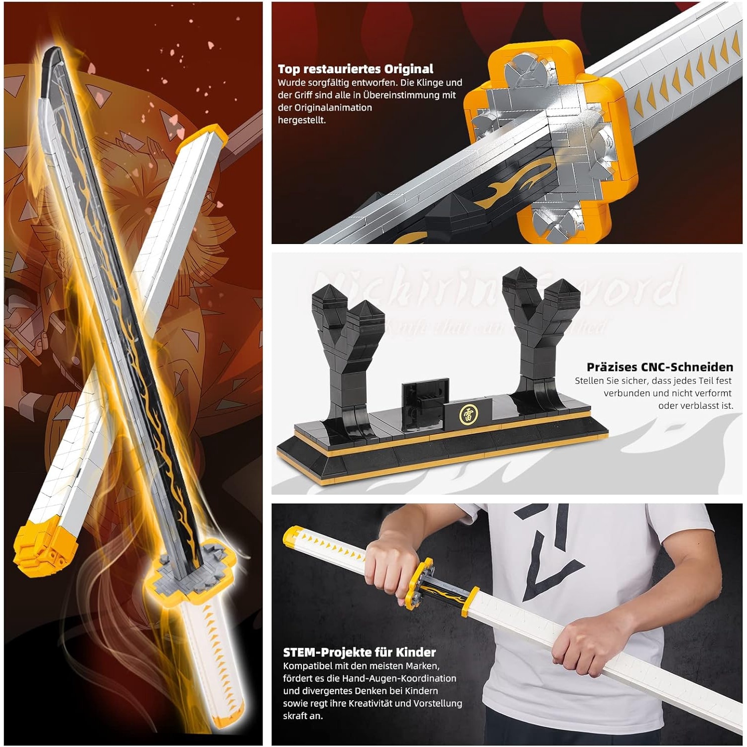Set de constructie, TOY PLAYER Swords compatibile cu Lego, Cosplay