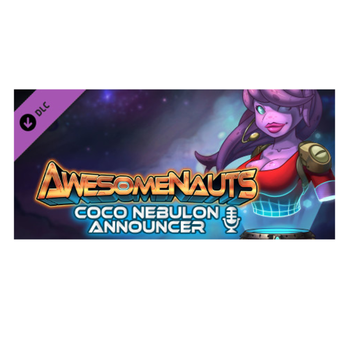 Awesomenauts - Coco Nebulon Announcer (PC - Steam elektronikus játék licensz)