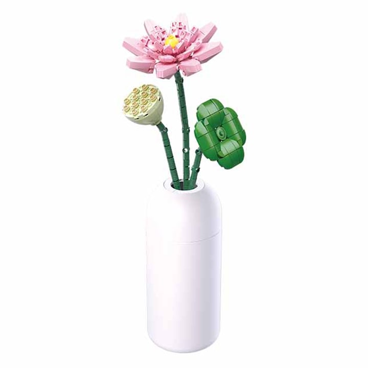 Комплект за изграждане на цветя, 258 части, Lotus - Sluban