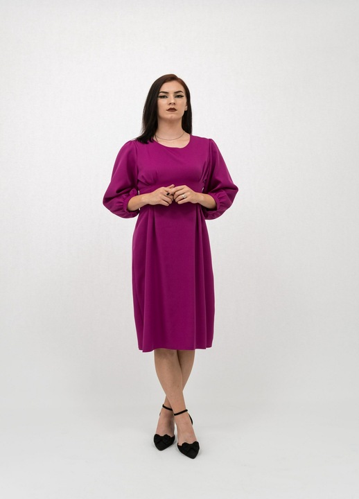 Обикновена рокля Dalinda във цвят на фуксия, Розово