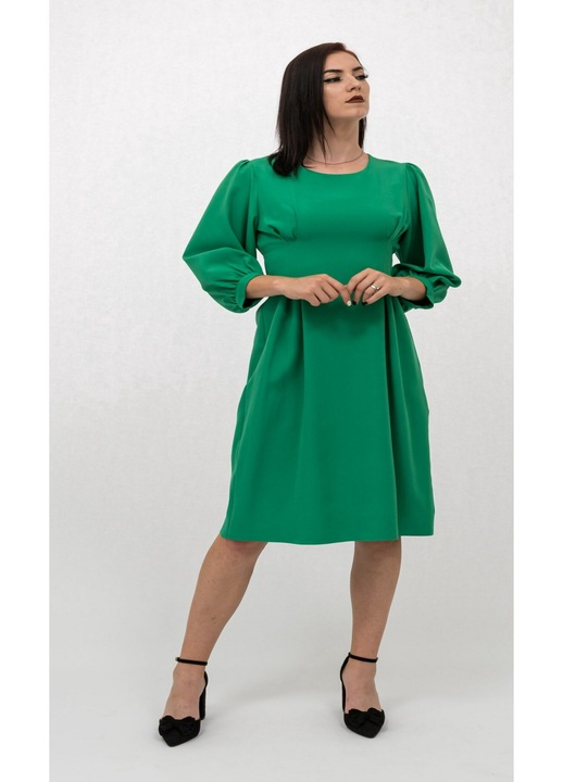 Dalinda egyszerű zöld ruha, Zöld