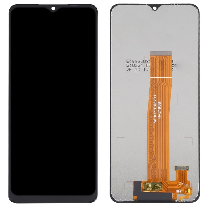 Display pentru Samsung Galaxy A02(SM-A022 ), DaDen®, Negru, LCD, Ecran Tactil, Best Quality