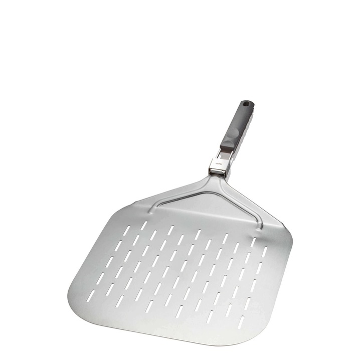 Tava pentru pizza GEFU SLIDE, 32x32cm, inox, pliabila, pentru cuptor si gratar