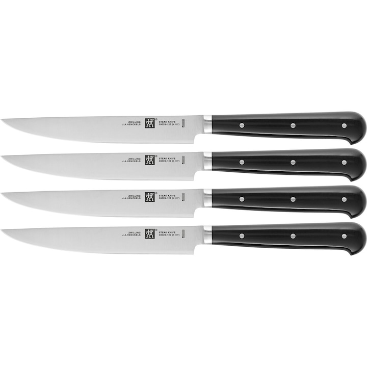 Set 4 cutite pentru friptura, Zwilling, 12 cm, inox, ABS