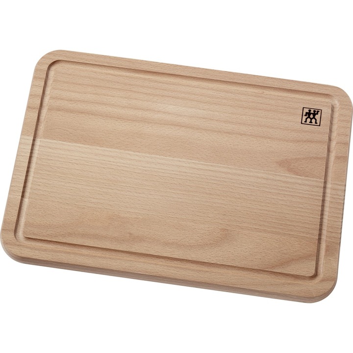 Кухненска дъска за рязане, ZWILLING, от букова дървесина, 35x25x2см, с канал за сокове