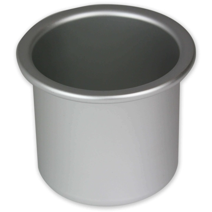 Forma de prajituri rotunda, 76x76mm, aluminiu anodizat, gri