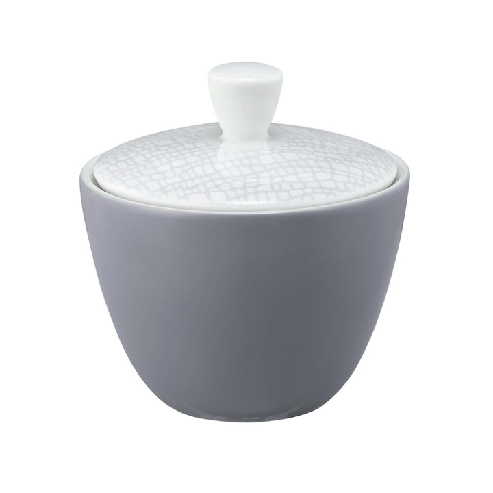 Recipient pentru zahar LIFE, 260 ml, gri, din portelan