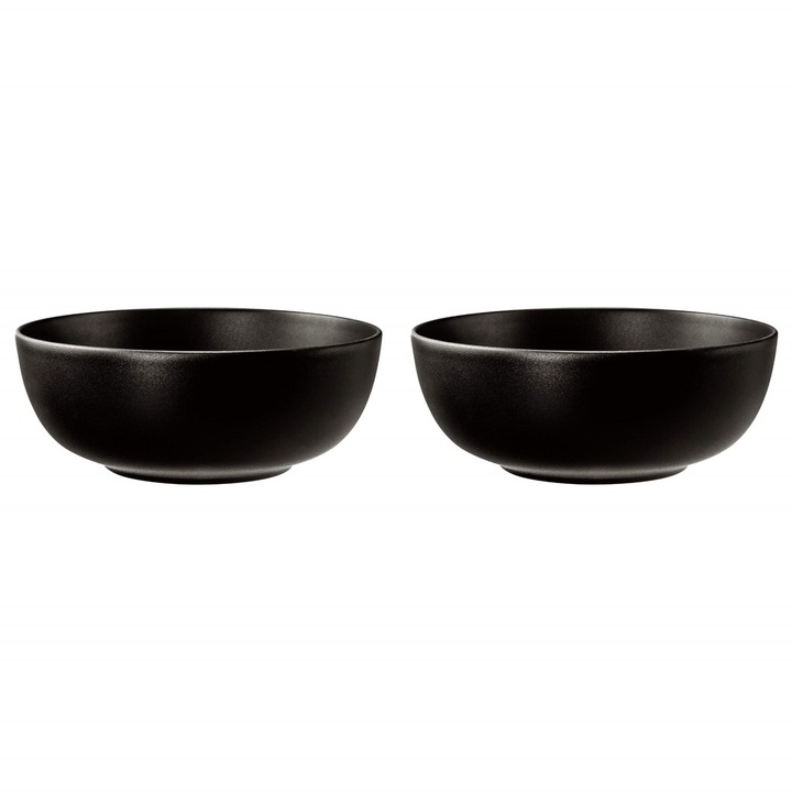 2 tál szett, LIBERTY, 20 cm, matt fekete
