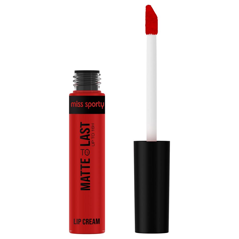 Ruj lichid Miss Sporty Matte to Last 16H 7 ml, 300 Red - eMAG.ro