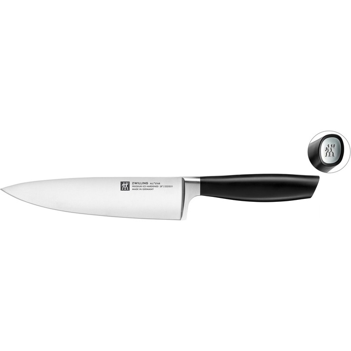 Cutit de bucatarie Zwilling, inox, ergonomic, 20cm, pentru carne si legume