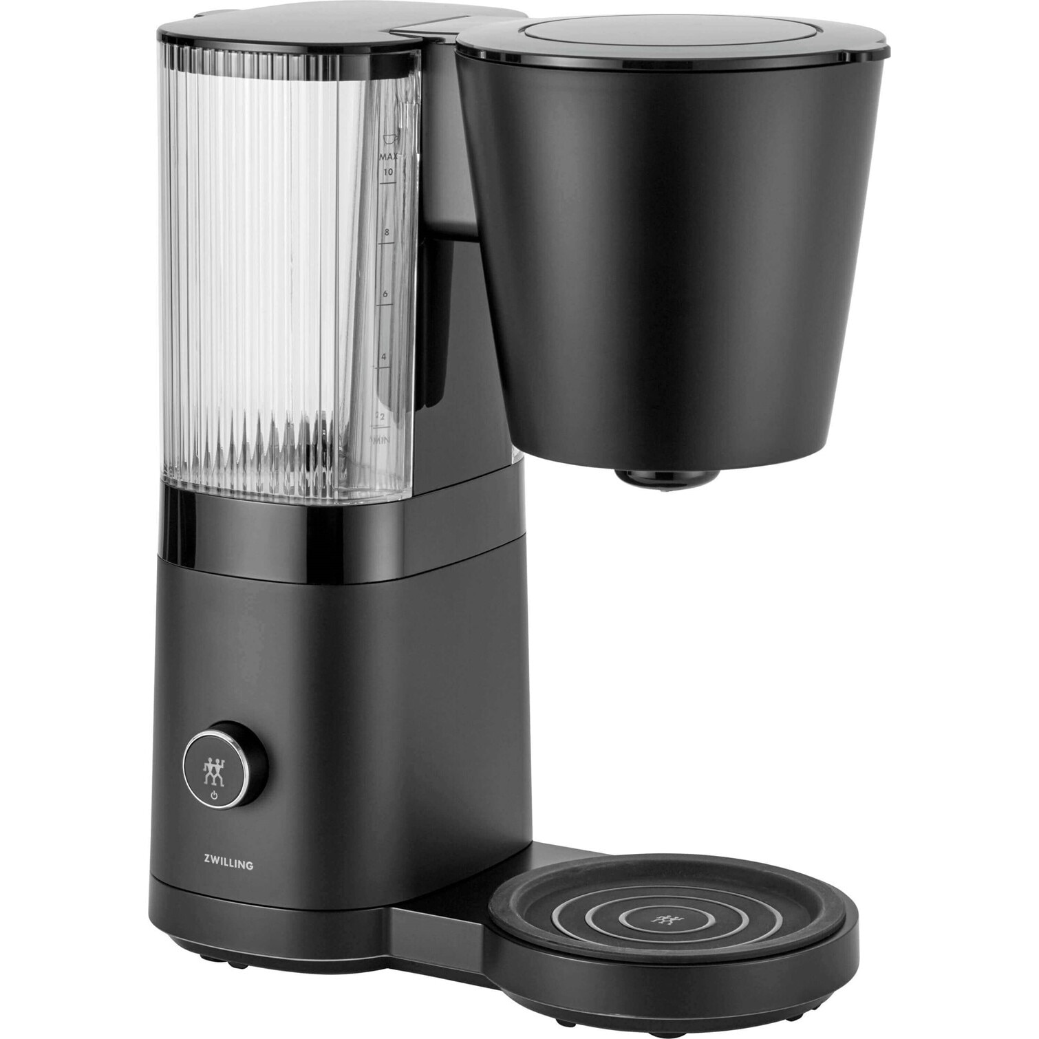Filtru de cafea cu picurare ZWILLING ENFINIGY, 1.25 litri, inox, negru, 15.3x32.5x34.8cm