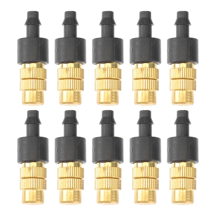Set 12 Accesorii Irigare, Duze Spray Reglabile, Multicolor, 3.5x1.2x1.2cm