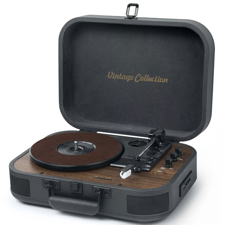 Muse MT-207 DGB hangszedő, Vintage Collection, USB, Bluetooth, 2x5W, fekete