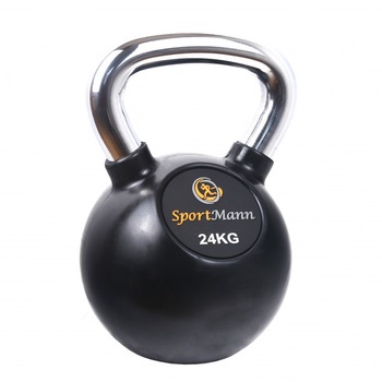 Gantera Kettlebell Cauciucata SPORTMANN 24kg Gantera Kettlebell Cauciucata SPORTMANN 24kg