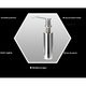 Dozator dispenser sapun, detergent lichid, incastrabil in chiuveta, 100% din inox si cupru, 300 ml, argintiu, Nu este usor de imbatranit, durabil, fara plumb si sanatos