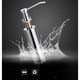 Dozator dispenser sapun, detergent lichid, incastrabil in chiuveta, 100% din inox si cupru, 300 ml, argintiu, Nu este usor de imbatranit, durabil, fara plumb si sanatos