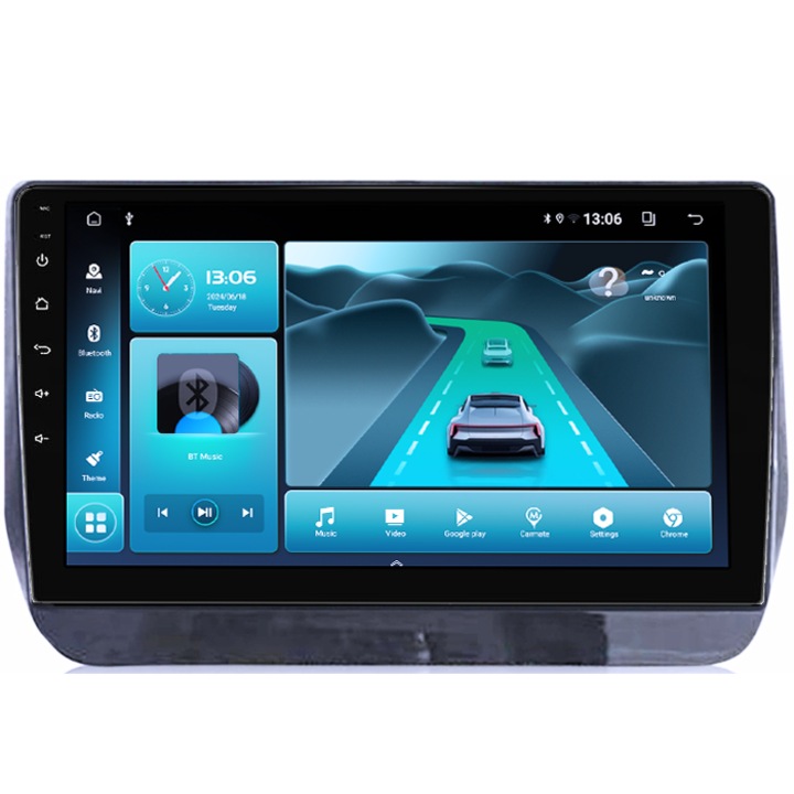 Navigatie dedicata Hyundai H1 2019, 4GB RAM 64GB ROM, Quadcore, Android 14, Display QLED 1K 9", DSP, Carplay&Android Auto, Suport camere AHD