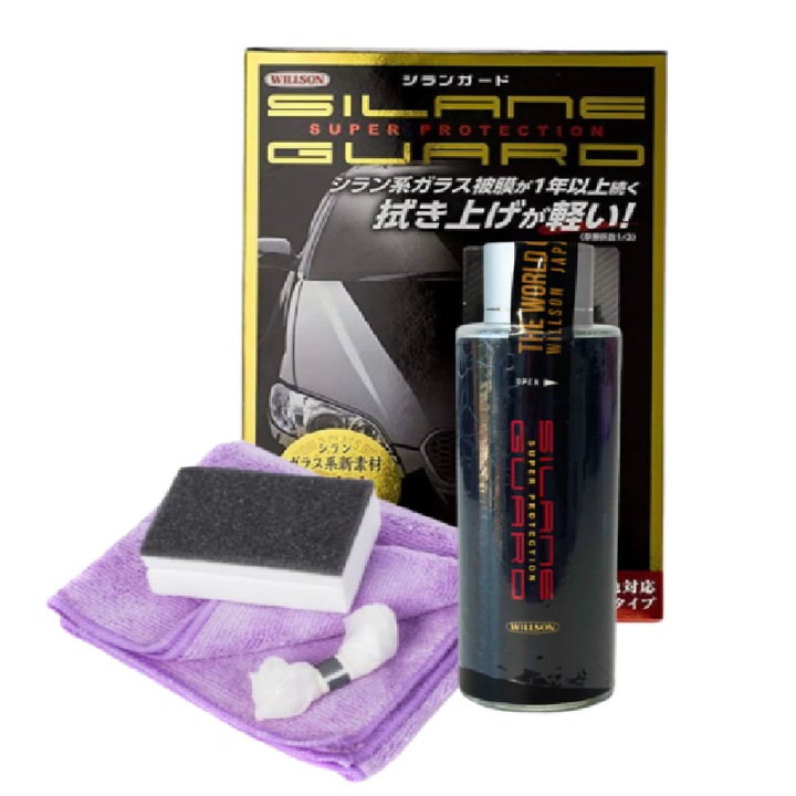 Solutie Polish HOZRO, SILANE-GUARD X7I cu Accesorii Incluse, Efect Hidrofob si Intensificare Culoare – 57ml