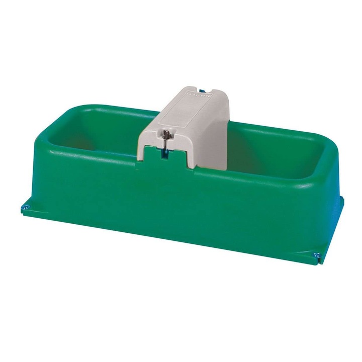 Dupla itató lovaknak, La Buvette, polipropilén, zöld/szürke