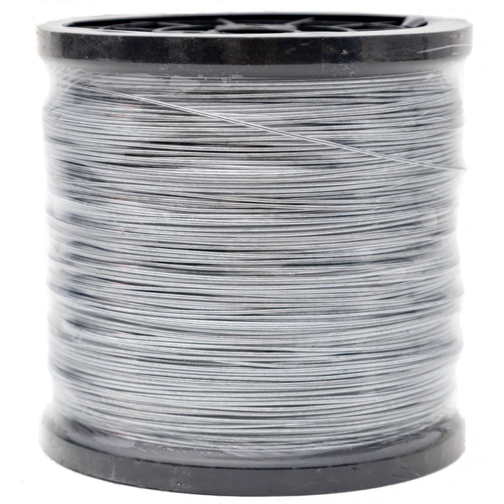 Horganyzott elektromos kerítés drót, kis tekercs, 1,6 mm, 500 m,