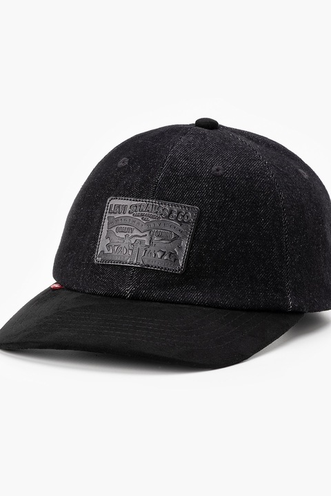 Levi's, Шапка с вълна с пришито лого, Черен