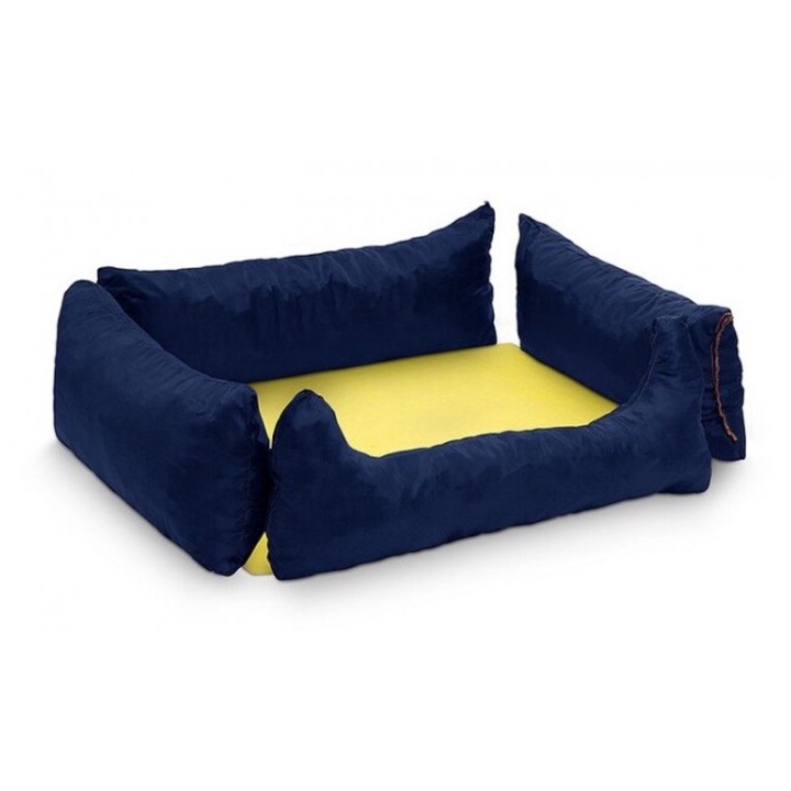 Culcus Bimbay, szett, 100x80cm, sárga anyagú, kutyáknak való