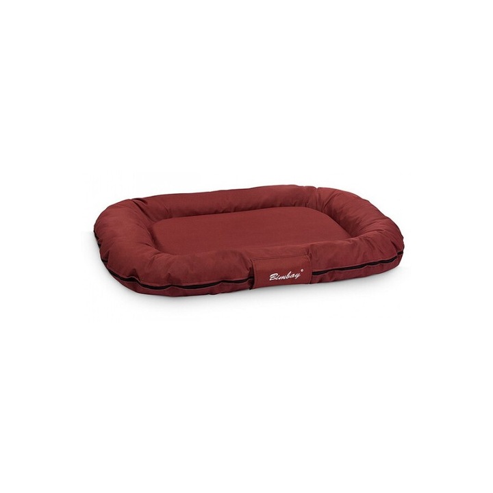 Bimbay állatágyhuzat, 4-es méret, bordó, 110x80 cm, külön belsővel