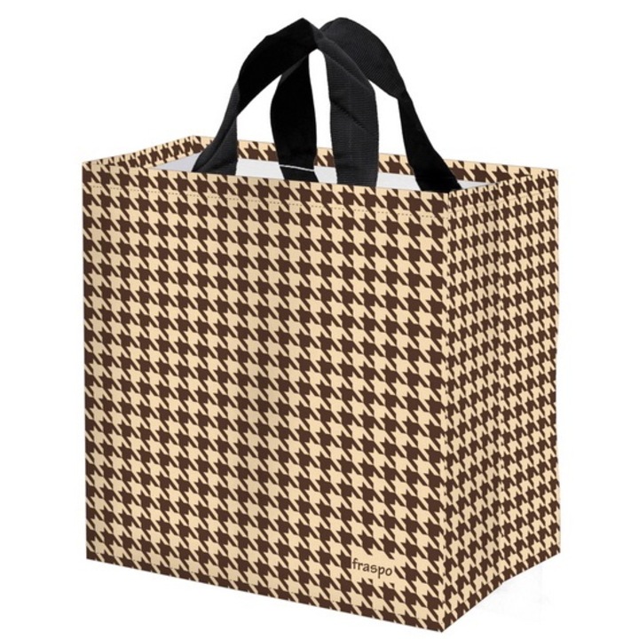 Fraspo Esy-Floresy női táska szett 100 db, krém/fekete, 24L, 35x20x35cm