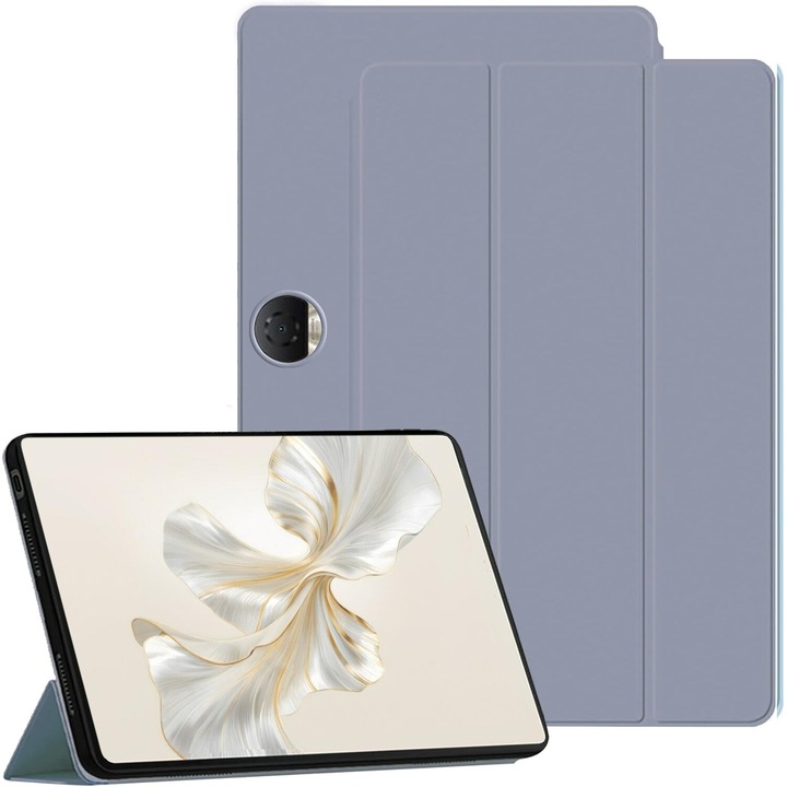 Husa Ultra Slim pentru Honor Pad 9 / 9 Pro / V8 Pro, 12.1", Silicon TPU, Smart Cover - Lavanda