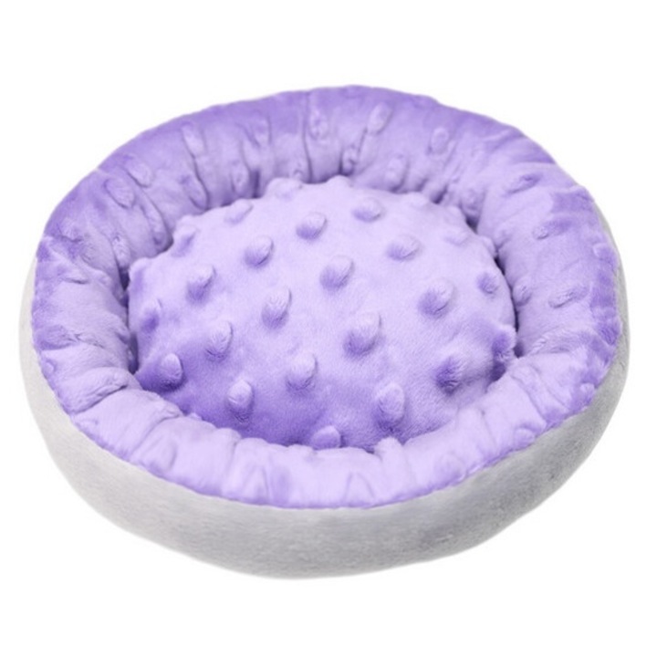 Ágy rágcsálóknak, MIMIKO Pets, mini 20cm, szürke, plusz anyagú