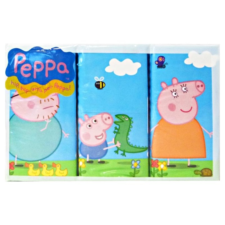 Zsebkendő 6 darab "PEPPA PIG"