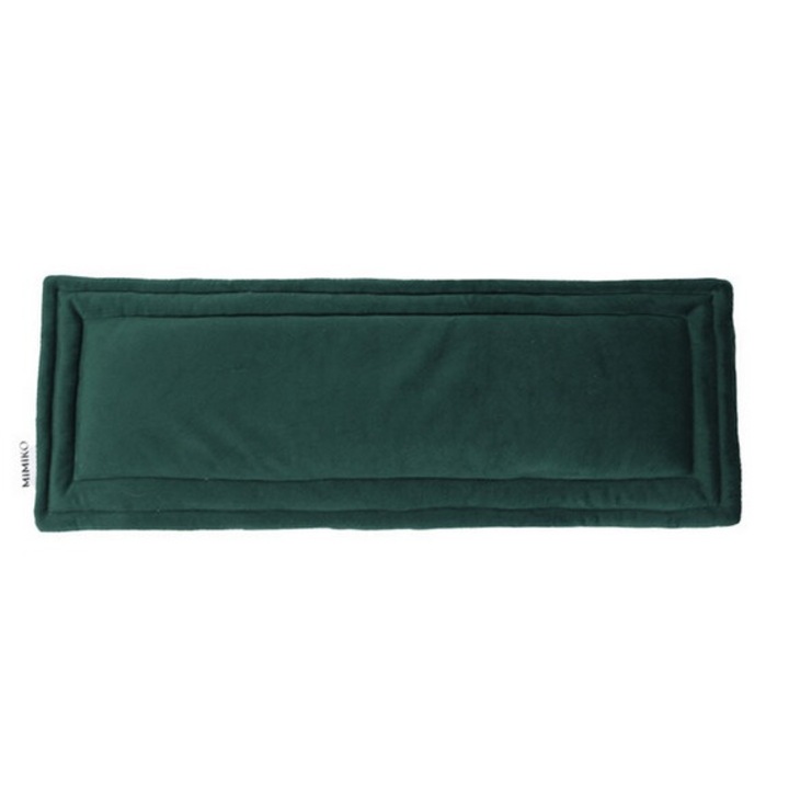 Matrac állatoknak, MIMIKO Pets, Bársony, 25x70cm, Zöld