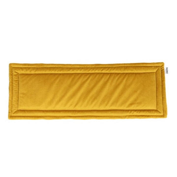 Matrac állatoknak, MIMIKO Pets, Velvet, 25x70cm, Mustársárga