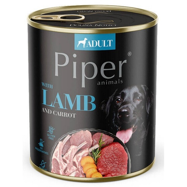 Nedves kutyaeledel, Paprika, bárány és sárgarépa, 800g