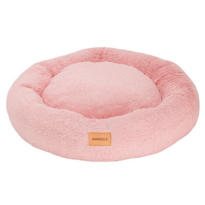 Párna állatoknak MIMIKO Pets Shaggy, 75cm, csúszásmentes, Öko-Tex anyagból, kerek