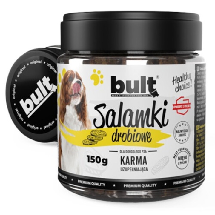 Biscuiti pentru caini Bult, din carne de pasare, 150gbili