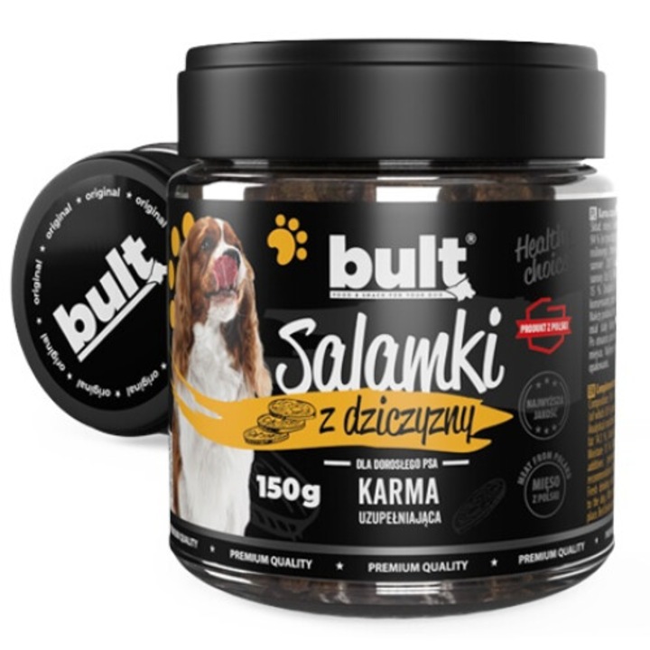 Biscuiti pentru caini Bult, din vanat, 150g