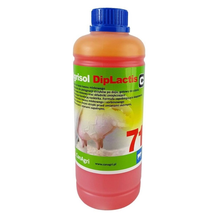 Merítési készítmény Agrisol DipLactis 71, 1 kg, CANAGRI, utcavédő, piros színű