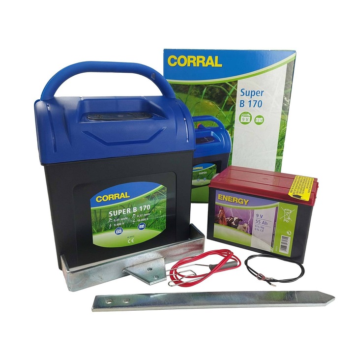 Generátor Corral B 170, 0,22 J + akkumulátor 9 V, 55 Ah