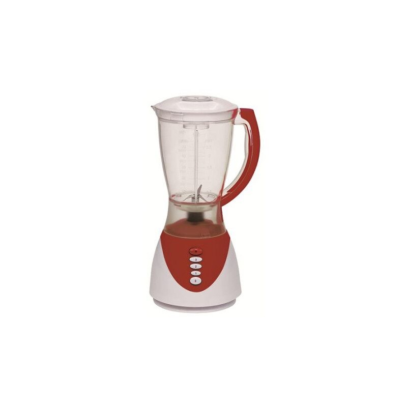 Blender cu bol 1.5 l, 3 viteze, 300 w, hausberg, rosu